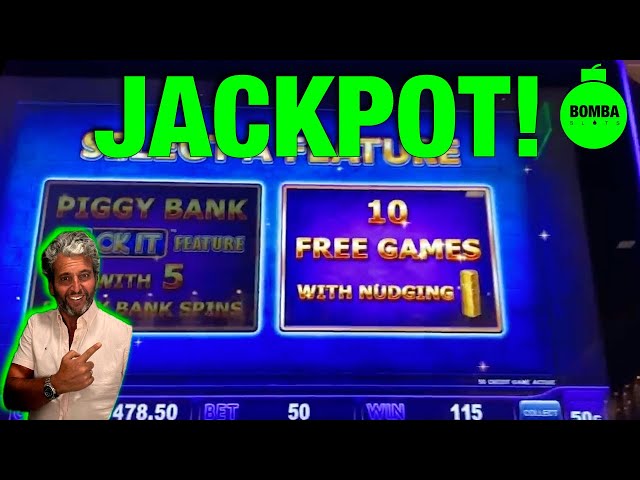 High Limit PIGGY BANKIN’ JACKPOT!!! #LasVegas #Casino #SlotMachine