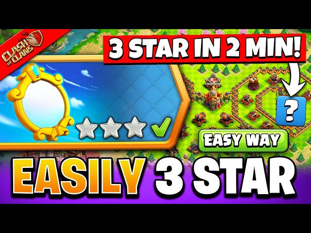 How to Easily 3 Star Mirror Clone Technique Challenge in Clash of Clans | Coc New Event Attack