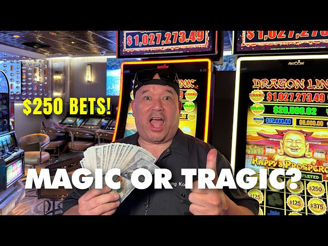 Insane $250 Spins Result In Jackpot on Dragon Link!!