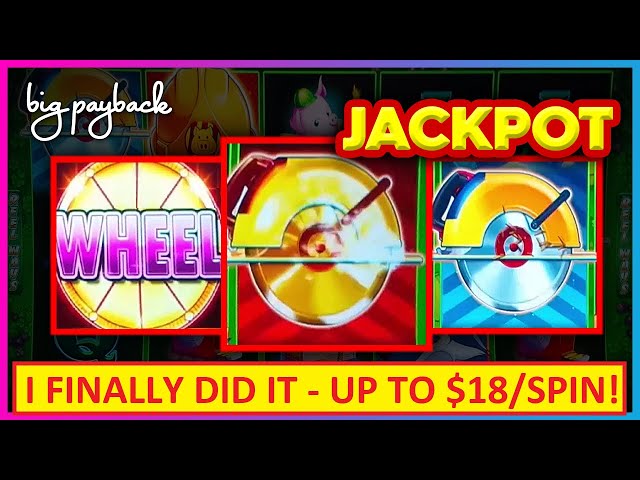 JACKPOT!!! Huff N’ Even More Puff Slots – SUPER FEATURE & WHEEL RETRIGGER!