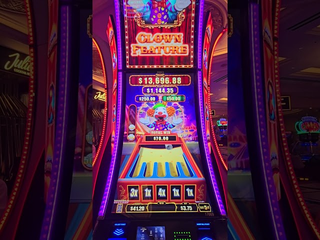 Jackpot Carnival Buffalo: Epic Clown Feature Win! #vegasslots #casino #gambling