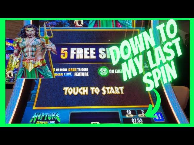 LAST SPIN BONUS ON NEPTUNE POWERLINK #casino #slots #fyp #gamble