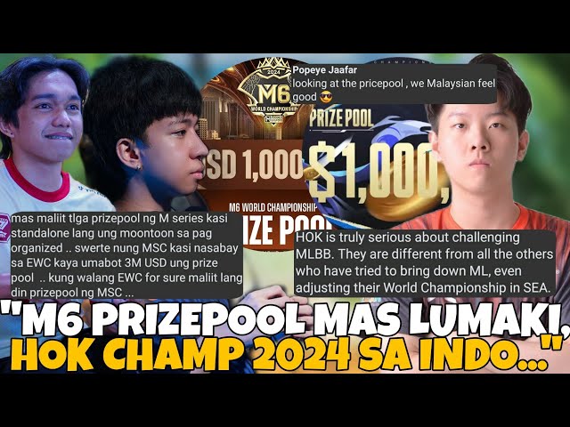 M6 INANUNSYO NA! TUMAAS LALO ANG PRIZEPOOL? HOK CHAMPIONSHIP 2024 SA INDO GAGANAPIN? $1MILLION AGAD?