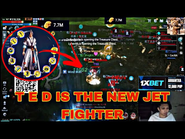 MIR4-T E D IS THE NEW JET FIGHTER | SHACKLING ABADDON FIGHT | TED TEAM VS ARRANTXA TEAM