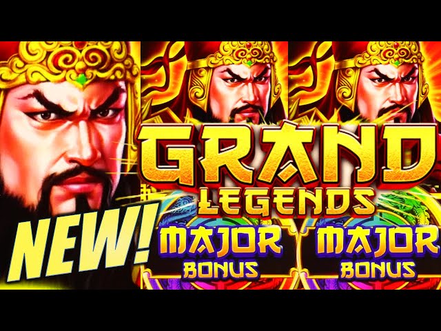 NEW!! DOUBLE MAJORS!! GRAND LEGENDS (GREAT KING) Slot Machine @PEPPERMILL CASINO (Aristocrat)