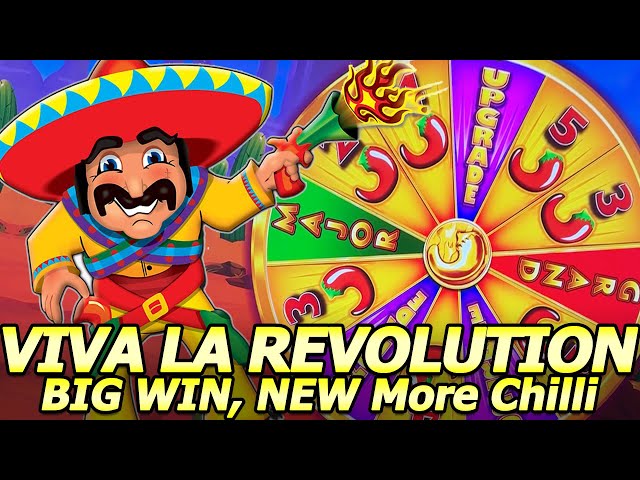 NEW Wonder 4 Revolution Slot! BIG WIN in More Chilli Revolution slot machine at Barona Casino!