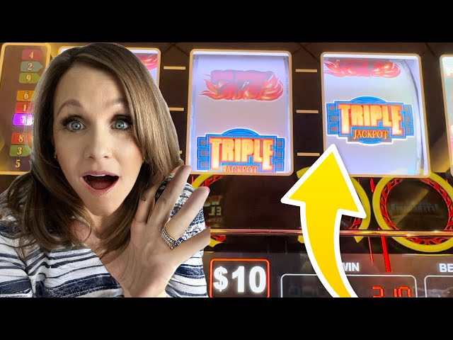 Playing AGGRESSIVE on Triple Double Jackpot Wild Slots! WINNER!