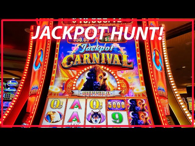 Playing Jackpot Carnival Buffalo Slot Machine in Atlantic City