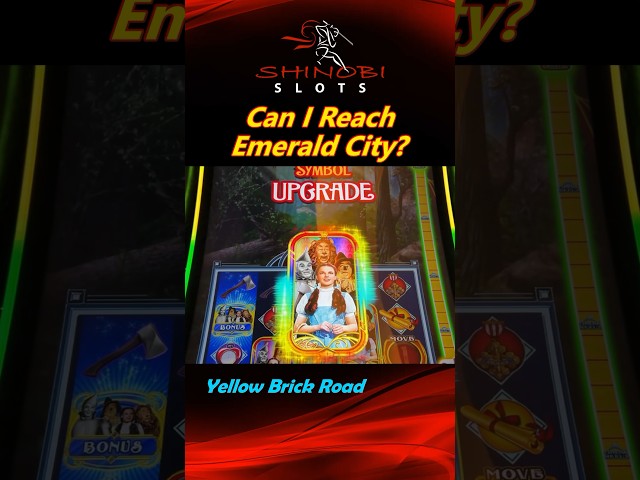 Playing the Yellow Brick Road slot, Can I Reach Emerald City? #shinobislots #shorts #shortfeed