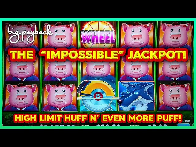 THE “IMPOSSIBLE” JACKPOT! Huff N’ Even More Puff Slots – HIGH LIMIT ACTION!