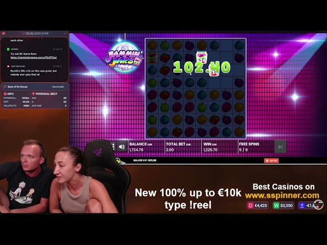 This Slot has not paid in FOREVER! – Jammin’ Jars Big Win!