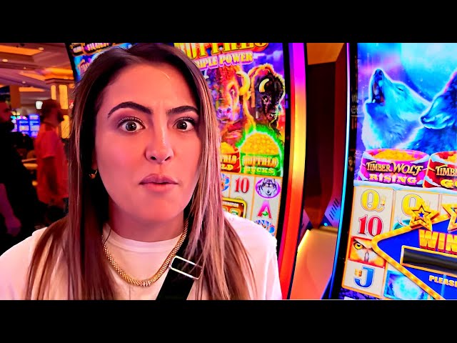 We Almost LEFT… Then THIS Happened! (My Biggest Jackpot on Timberwolf in Vegas!)