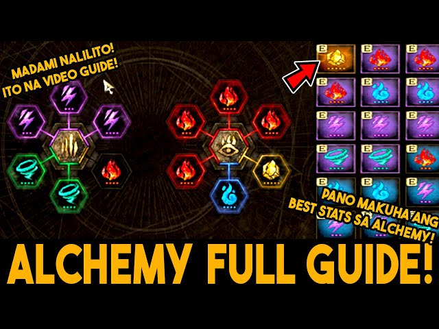 Alchemy Full Guide Sa Night Crows!