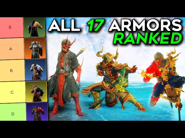 All Black Myth Wukong ARMOR Tier List ( SPOILER FREE ) Ranking EVERY Single Armor Set | @syrobe