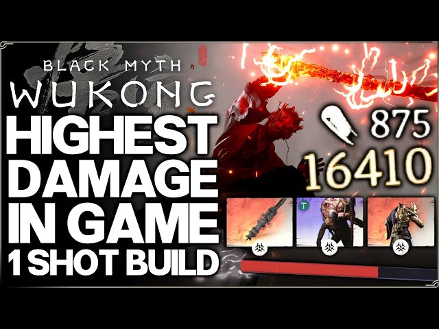 Black Myth Wukong – How to Kill ANY Boss in 1 Hit – New BROKEN Discovery – New Best OP Build Guide!