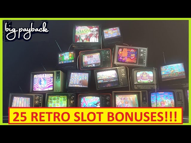 CLASSIC RETRO SLOTS from IGT! 25 Slot Machine BONUSES from the Casino!