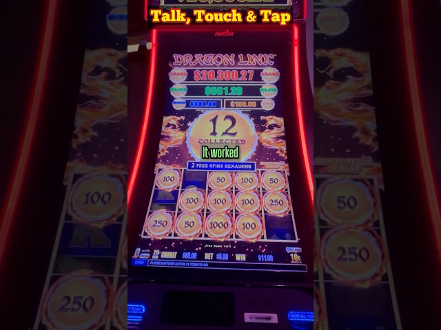 Does it work to Talk, Touch & Tap playing SLOTS? #slots #shorts