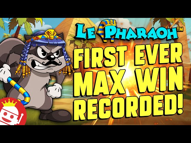 FIRST EVER LE PHARAOH MAX WIN! NEW HACKSAW SLOT!