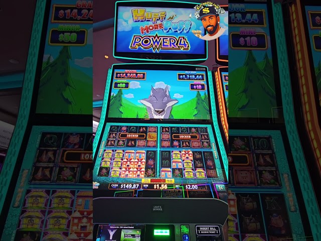 HUFF N MORE PUFF Power 4 pt3 Mini Bets! #slot #jackpot #casino #money #Lasvegas