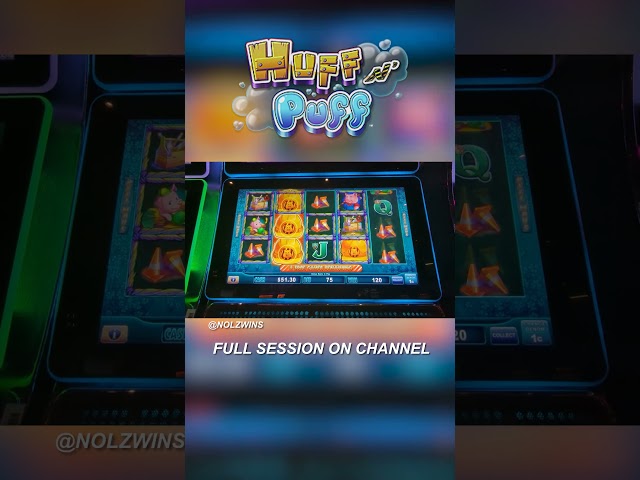 Hitting Bonuses on Huff N Puff Slot Machine! #BuffaloChief #HuffNPuff #slotmachine #casinogame