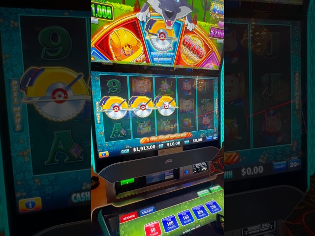 JACKPOT ON HUFF N MORE PUFF SLOT! #slots #casino #jackpot #gambling #slot #slotmachine #bonus