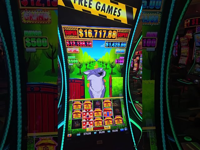 MINI JACKPOTS GALORE: HUFF N EVEN MORE PUFF! MANSIONS #slot #casino #jackpot #gambling