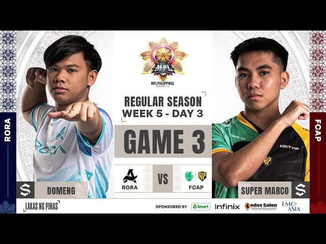 MPL PH S14 – W5D3 – FCAP VS RORA GAME 3