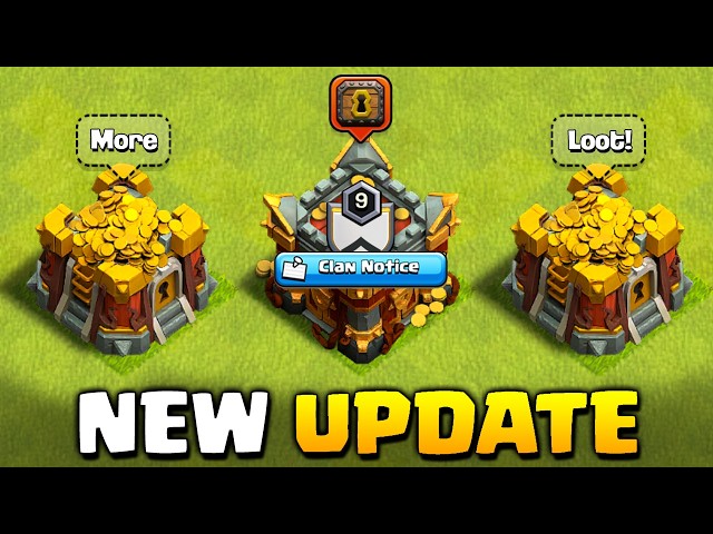 New Clan Notice Board and Loot Changes – Clash of Clans Update!