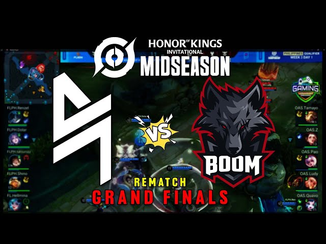 REMATCH – GRANDFINALS Boom Esports vs Blacklist Int – Honor of Kings Championship 2024