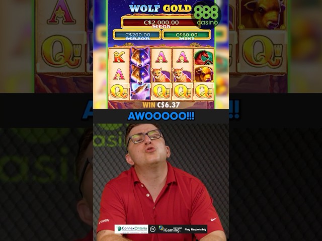 The Wolves Had The Team Howling At The Moon During Wolf Gold #casino #slots #casinogames