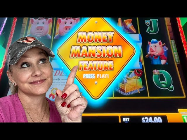 What Happened When We Gambled High Limit on MONEY MANSION Huff ‘n Puff!