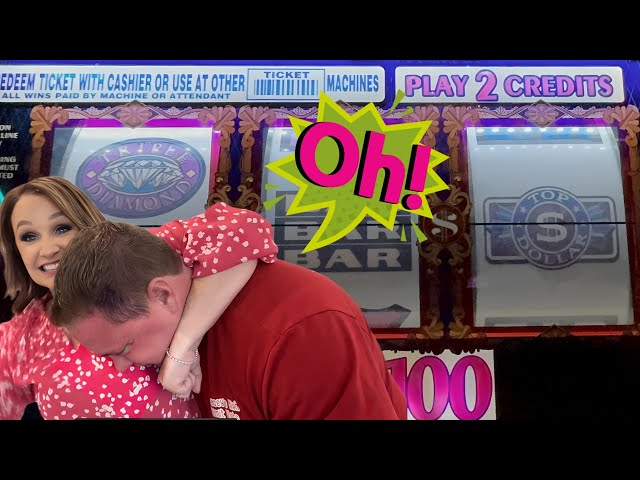 $100 TOP DOLLAR SLOT – Winning Jackpots in Las Vegas is a Rollercoaster Ride!