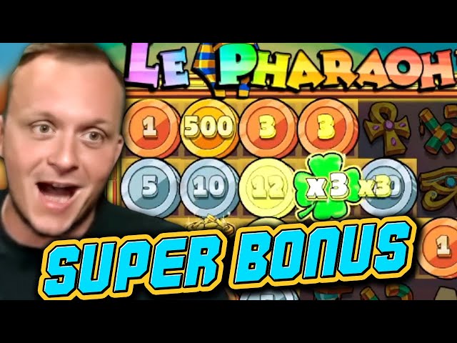 5 SCATTERS on Le Pharaoh Slot (SUPER BONUS)