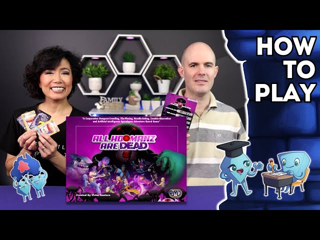 All Hoomanz Are Dead – How to Play Board Game. With Stella and Tarrant