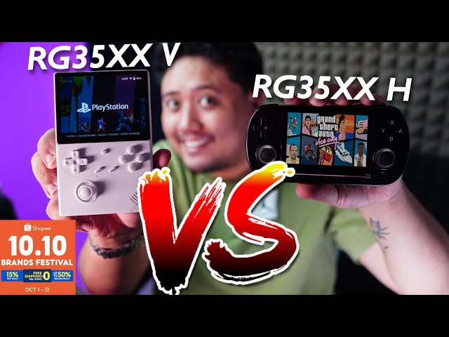 Ambernic RG40XX H VS RG40XX V! Shopee 10.10 Sale!!! PAUNAHAN NALNG!