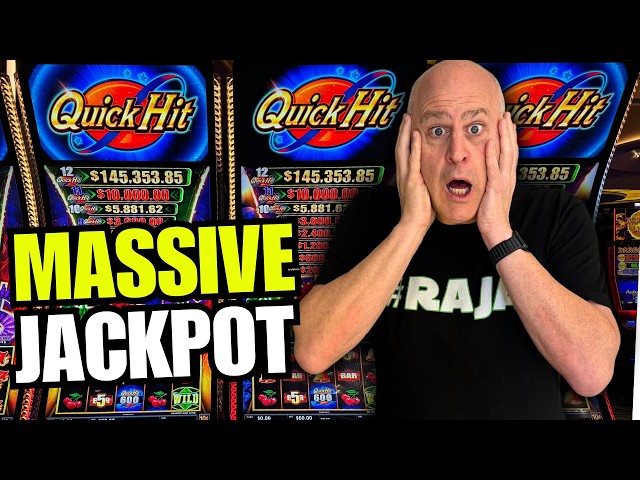 ENDLESS JACKPOTS PLAYING MAX BET $120/SPIN QUICK HIT LINK SLOTS!!