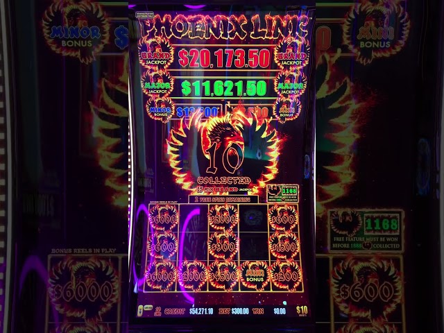 FIRST LOOK Phoenix Link Slot Machine Bonus! (NEW Dragon Link!)