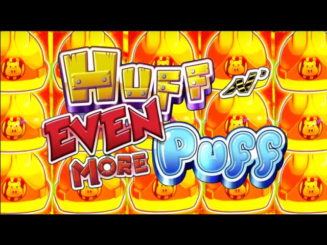 Huff N Even More Puff Slot Machine MAJOR JACKPOT CHASE!