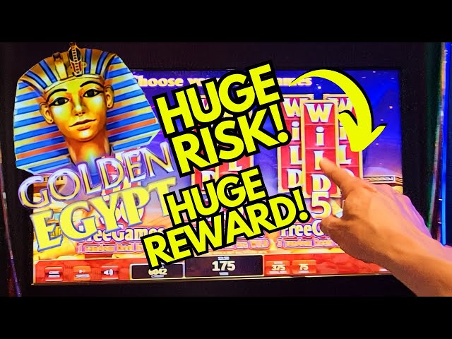 I MAKE THE RISKIEST CHOICE on GOLDEN EGYPT SLOT MACHINE + FARMER’S DAUGHTER + ICE HEIST + CASH CROP