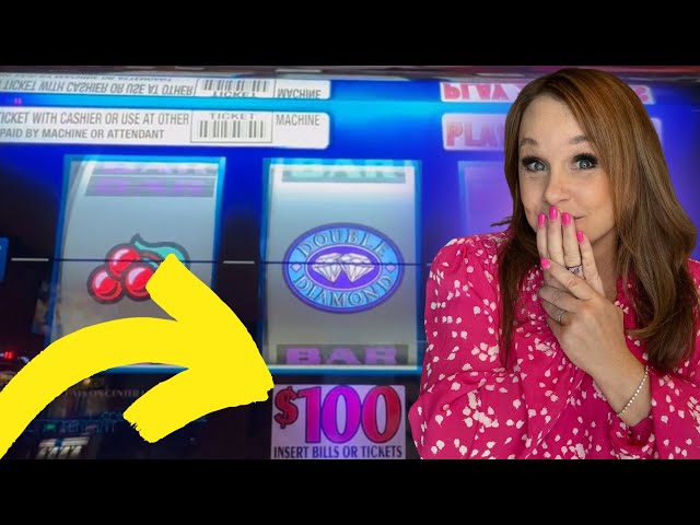 I Put $1000 Into a $100 Double Diamond Slot! Did it Jackpot?!