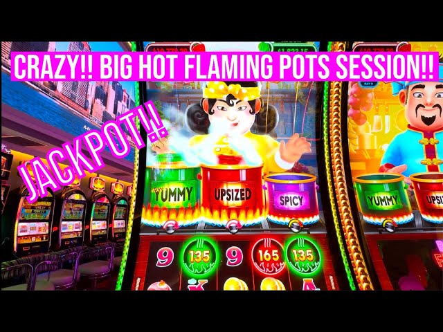 INSANE BIG HOT FLAMING POTS SLOT SESSION! JACKPOT!!!