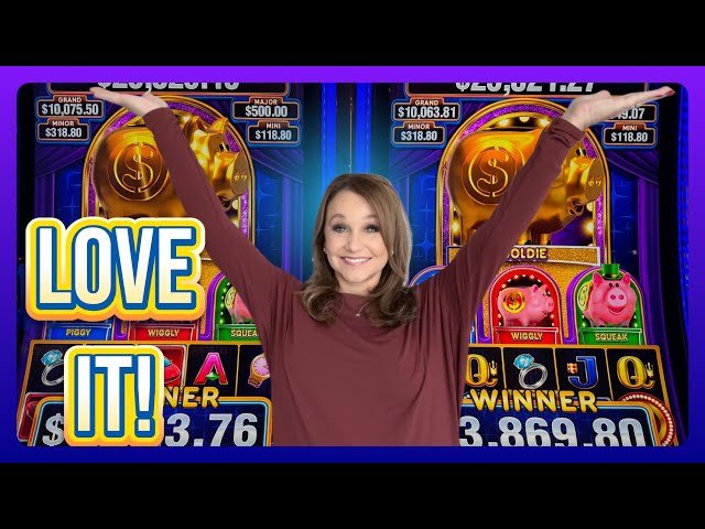 Slot Bonus Jackpots! We Flipped the Big Gold Pig! Do Fat Pigs = Big Bucks?