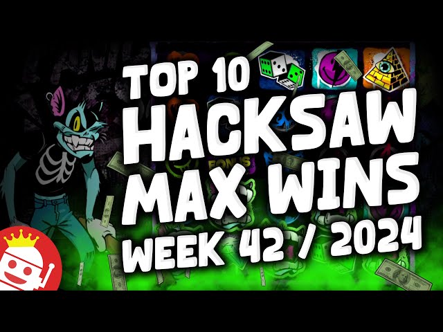 TOP 10 HACKSAW GAMING MAX WINS OF WEEK #42 – 2024