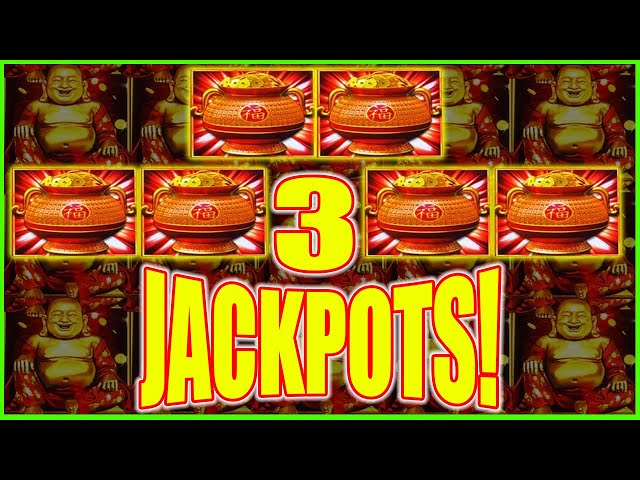 The Craziest Retrigger & Double Bonus JACKPOTS! Dragon Link Happy & Prosperous Slot