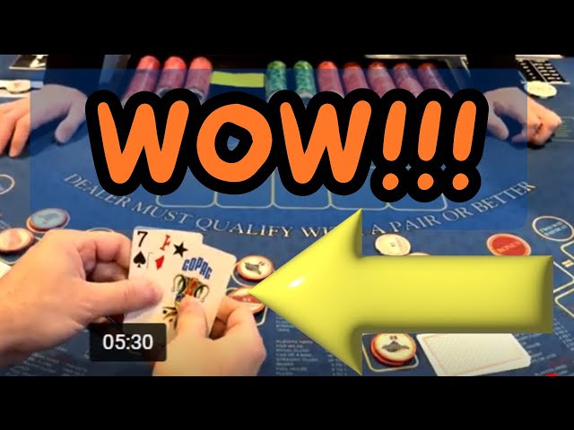 WILD CARD STUD POKER! WOW!!! #poker #gambling #casino