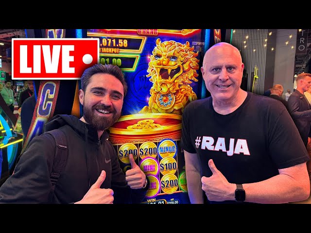 WORLD PREMIERE!!! 1st EVER TO PLAY HIGH LIMIT LION COIN SLOTS!