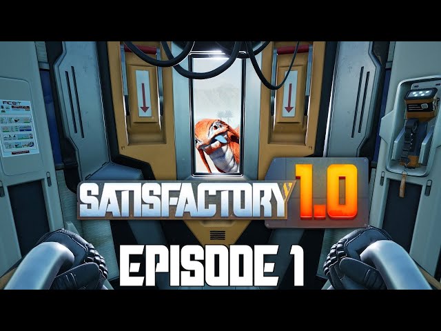 We Dropped on a STRANGE Planet & Started a Factory! Satisfactory 1.0 – Episode 1