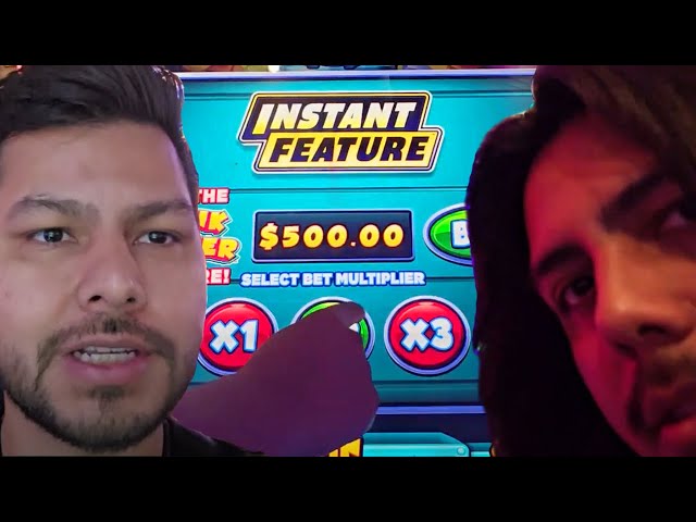 2 Idiots Buy $500 Bonus On A Slot Machine In Las Vegas! – How Much $$$ Will We Win?