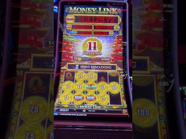 A MAJOR JACKPOT SURPRISE WIN on Money Link Slot Machine!