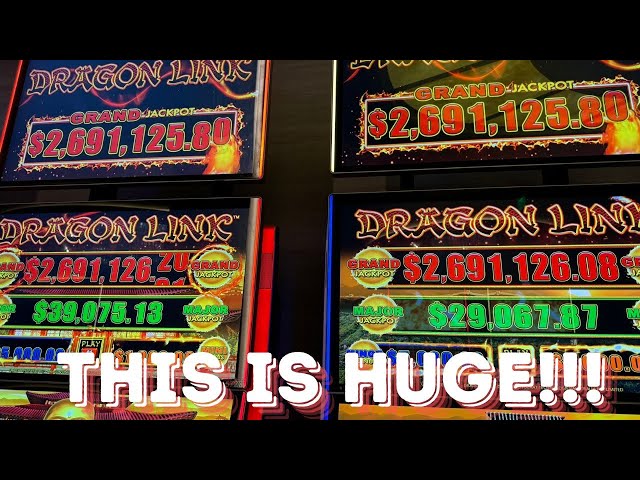 BIGGEST GRAND IN THE WORLD? DRAGON LINK ACTION HIGH LIMIT BETS!